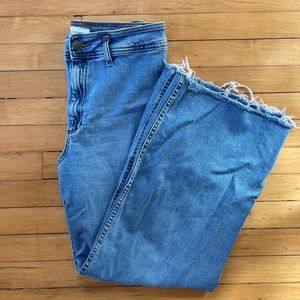 Zara ZW THE MARINE STRAIGHT JEANS - Light Blue Denim